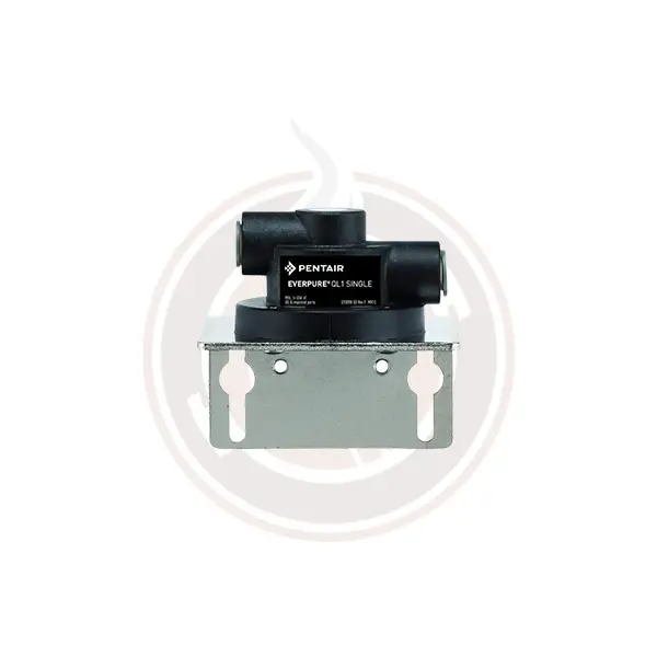 Everpure Ql1 Single-Head Water Filter Head With 1/4" John Guest Push-Fit Connection (Model Ev925620) 1