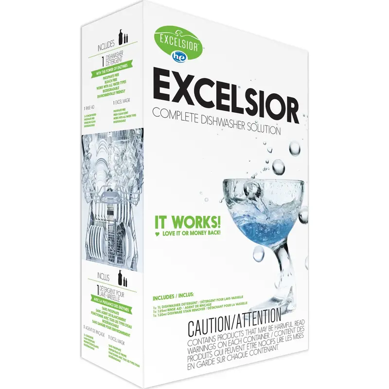 Excelsior He Dishwasher Cleaner – 1L White Formula 1