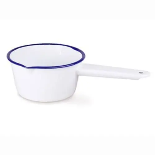 Falcon Blue And White Enamel Milk Saucepan – 14Cm 1