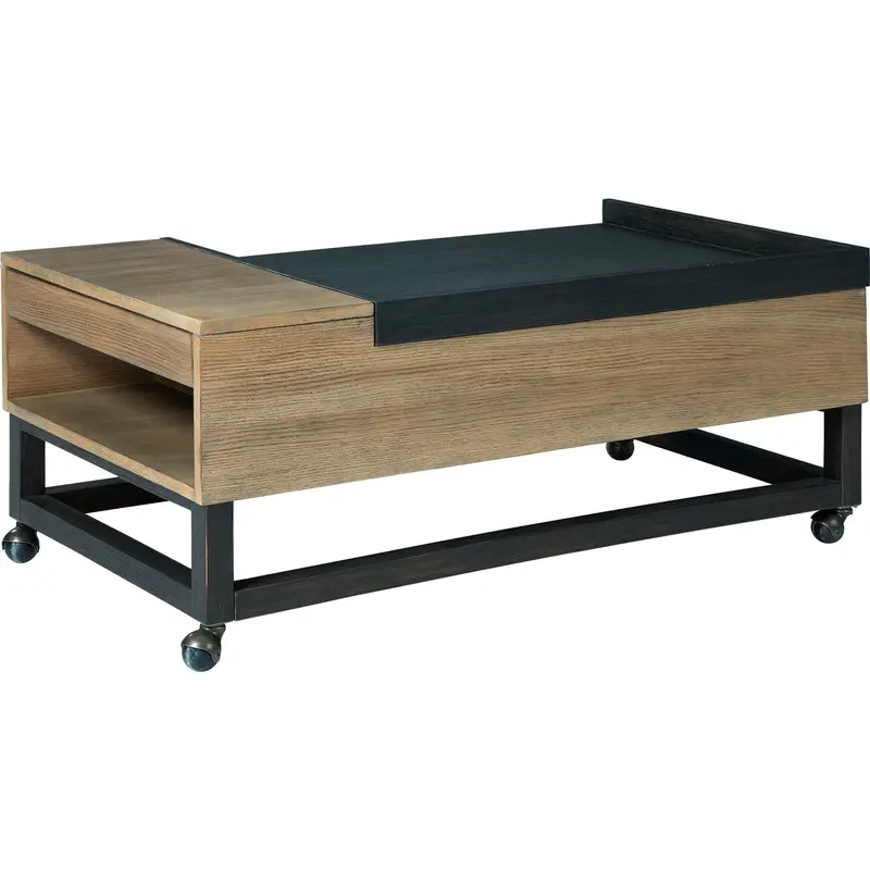 Fridley Lift-Top Cocktail Table – Motorized Height-Adjustable Coffee Table 1
