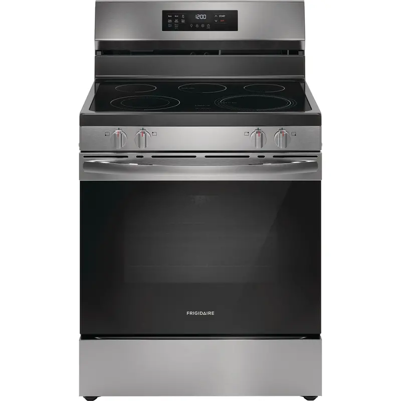 Frigidaire Fcre308Cas 30-Inch Electric Range With Air Fry – Stainless Steel 1