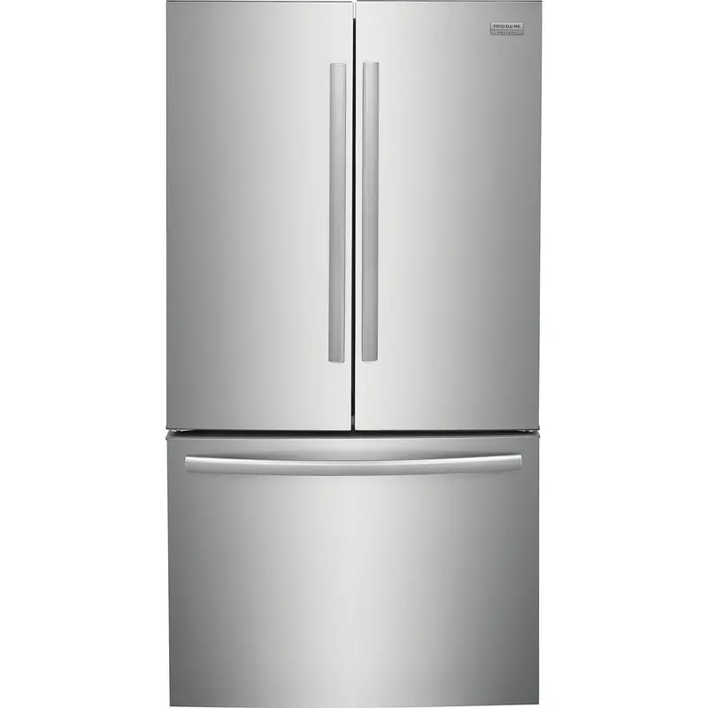 Frigidaire Gallery 23 Cu. Ft. Counter-Depth Stainless Steel French Door Refrigerator (Grfg2353Af) 1