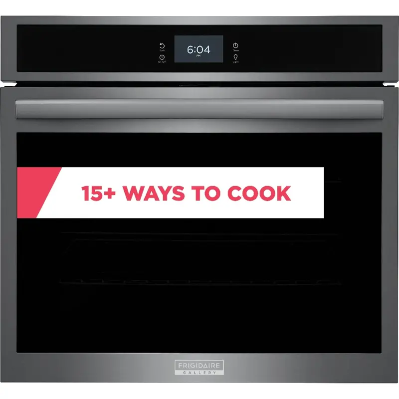 Frigidaire Gallery 30-Inch Black Stainless Single Electric Wall Oven – Total Convection (Gcws3067Ad) 2