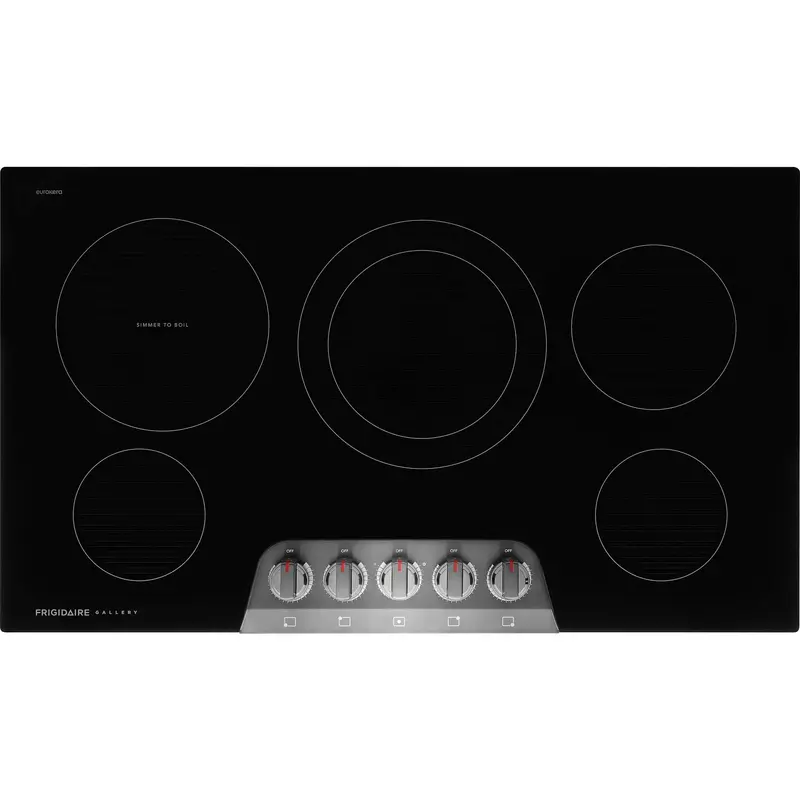 Frigidaire Gallery 36-Inch Electric Cooktop – Black Stainless Steel (Gcce3670Bd) 1