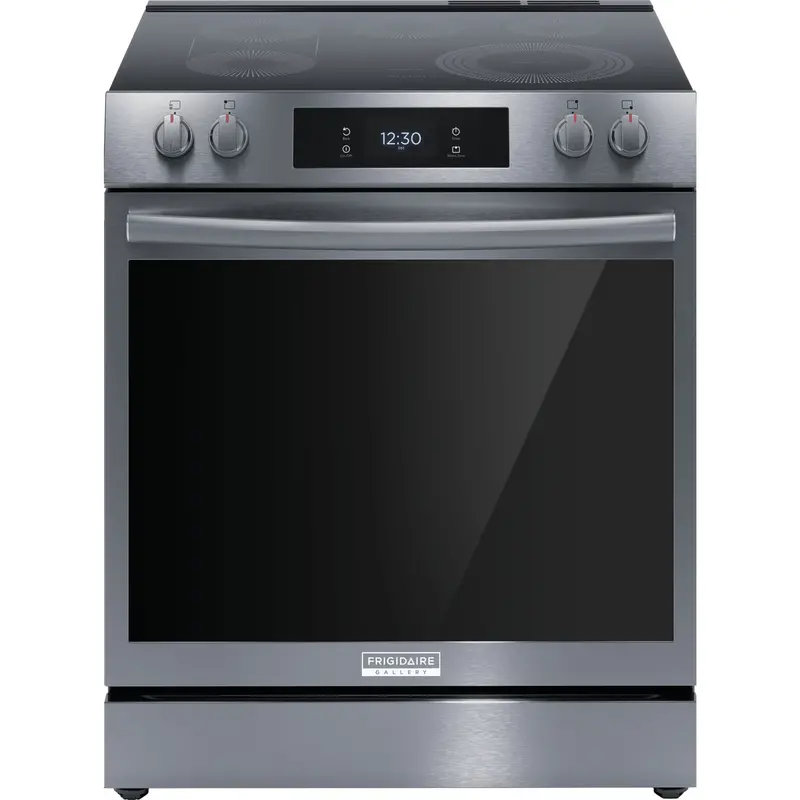 Frigidaire Gcfe306Cbd Gallery 30-Inch Front-Control Electric Range With Total Convection – Black 1