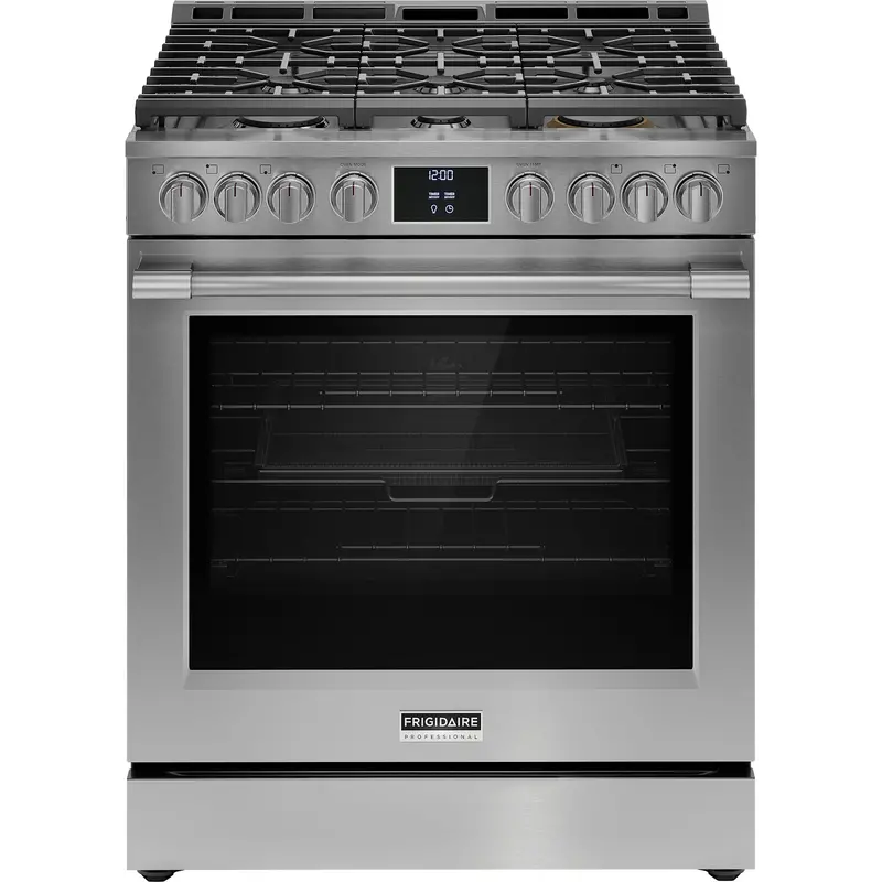 Frigidaire Pcfg3080Af 30-Inch Professional Gas Range With No-Preheat Air Fry In Stainless 1
