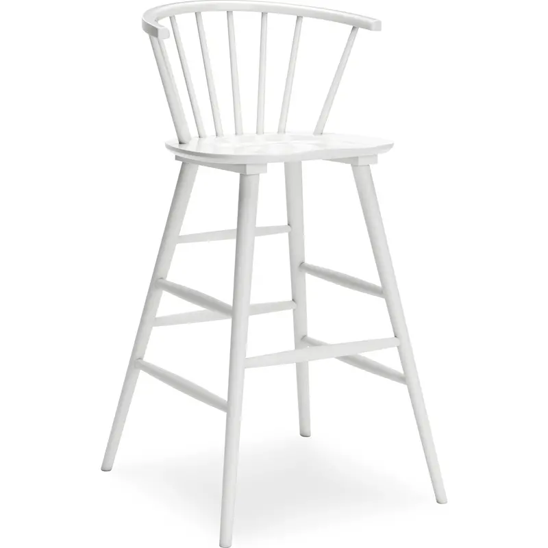 Grannen Upholstered Bar Height Stools (Set Of 2) 1