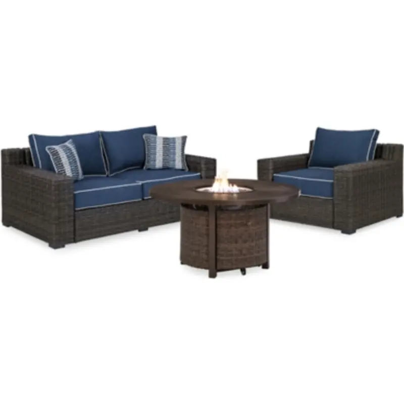 Grasson Lane 4-Piece Outdoor Patio Set – Wicker Seating With Cushioned Comfort 1