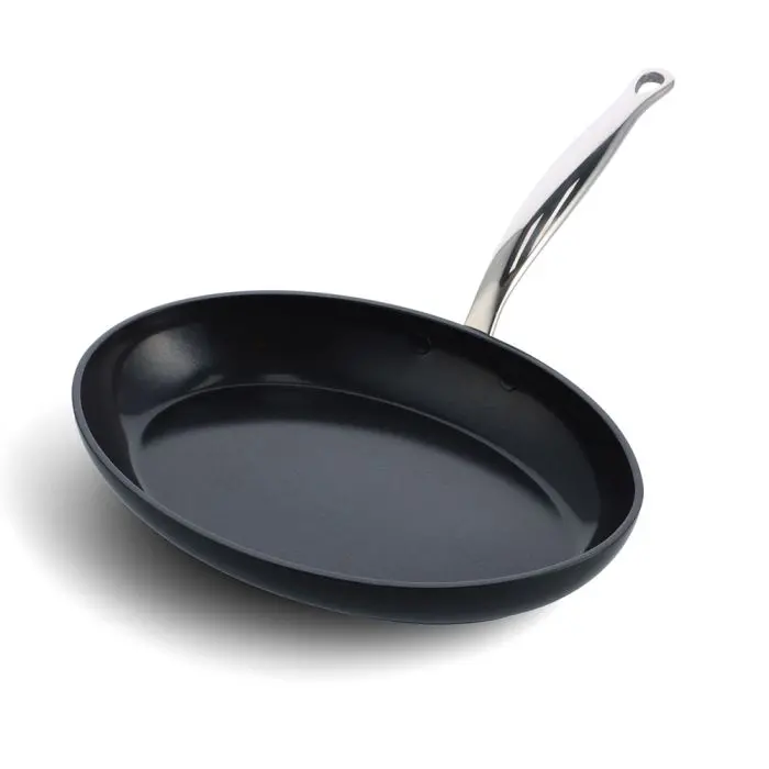 Greenpan Barcelona Pro Oval Fish Pan – 33Cm Ceramic Grill & Roast Pan 1