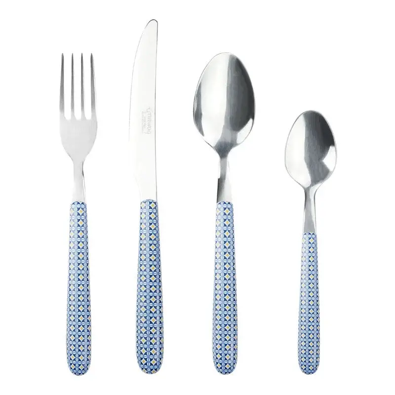 Grunwerg Greenwork Mosaic Tiles 24-Piece Cutlery Set 1