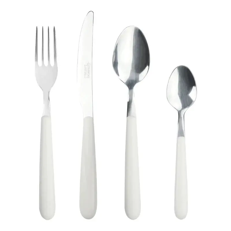 Grunwerg Greenwork Sepia White 24-Piece Cutlery Set 1