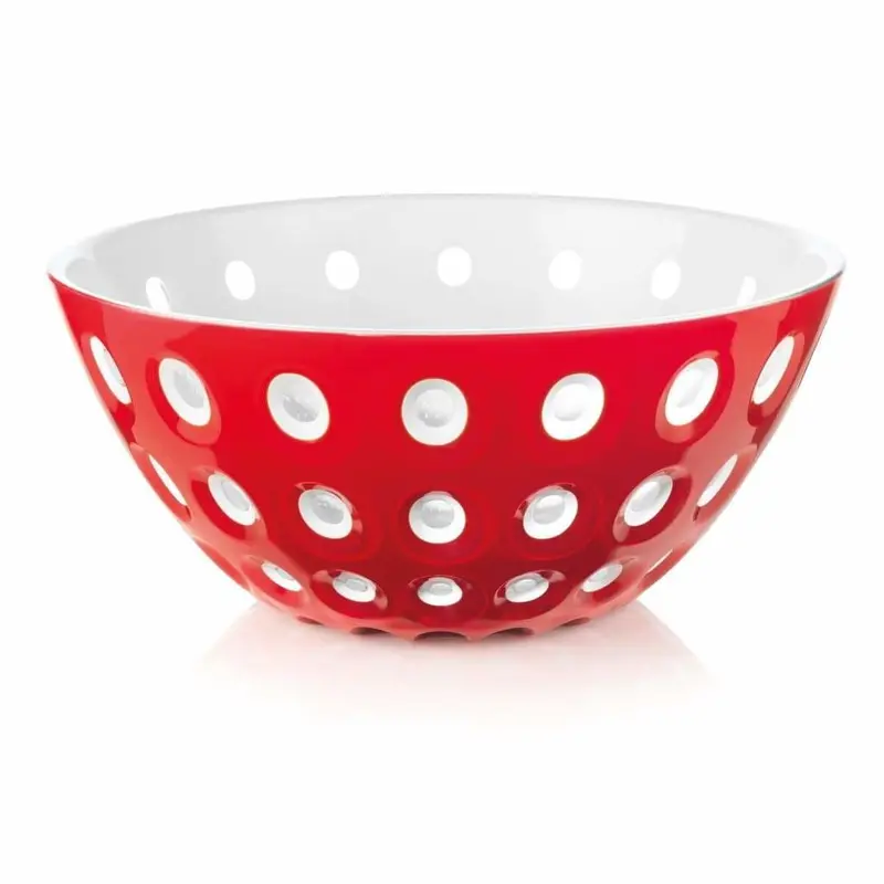 Guzzini Le Murrine 25 Cm Mixing Bowl – Red & White 1
