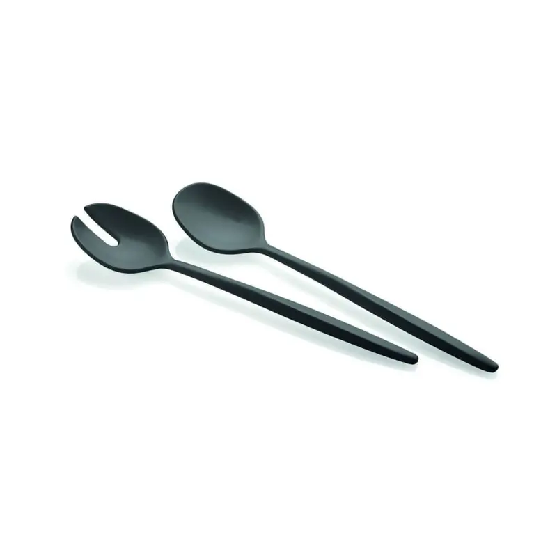Guzzini My Fusion Black Salad Serving Set 1