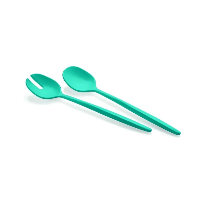 Guzzini My Fusion Salad Serving Set – Blue Accented Servers 1