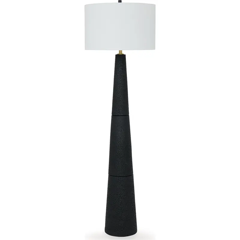 Hallburg Adjustable Floor Lamp With Fabric Shade 1