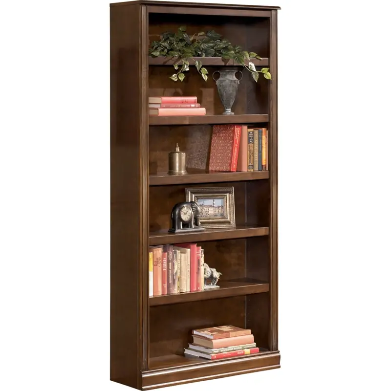 Hamlyn Wide 5-Shelf Wooden Bookcase 1