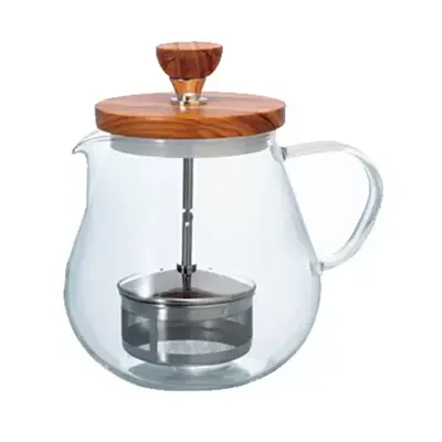 Hario Teaor Wood Pull-Up Tea Maker – 700Ml Capacity 1