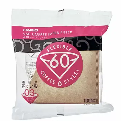 Hario V60 Paper Filters Size 03 – Pack Of 100 1