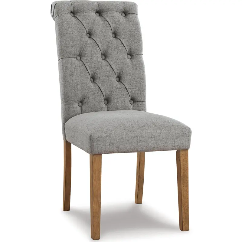 Harvina Fabric Side Chair With Solid Wood Frame 1