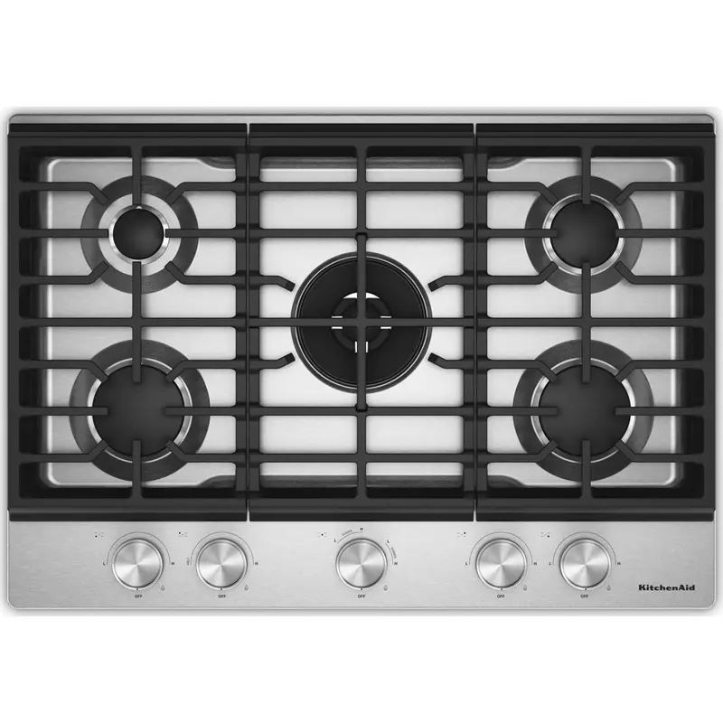 High-Performance Gas Cooktop With Wok Grate & Cookshield™ Surface 1