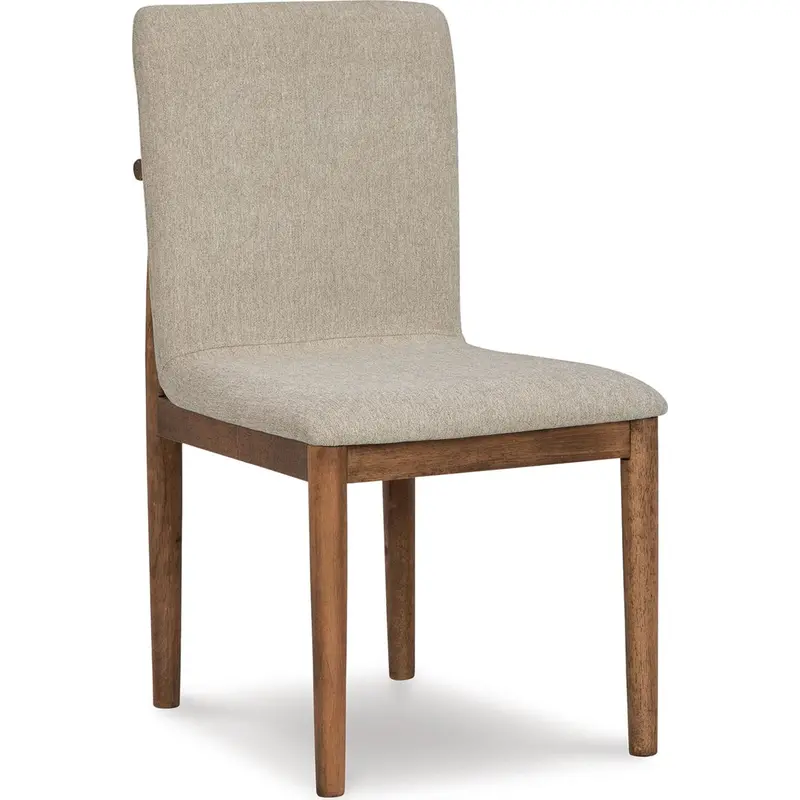 Isanti Upholstered Side Chair With Wooden Legs 1