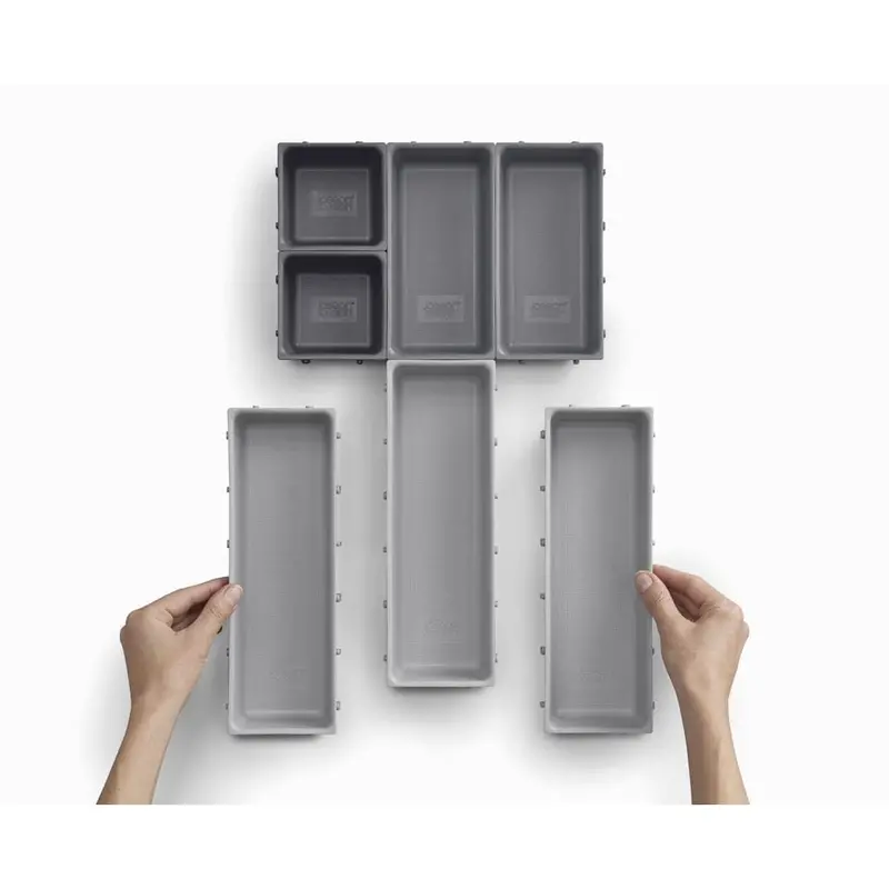 Joseph Joseph Blox 7-Piece Drawer Storage System – Neutral Grey Set 2