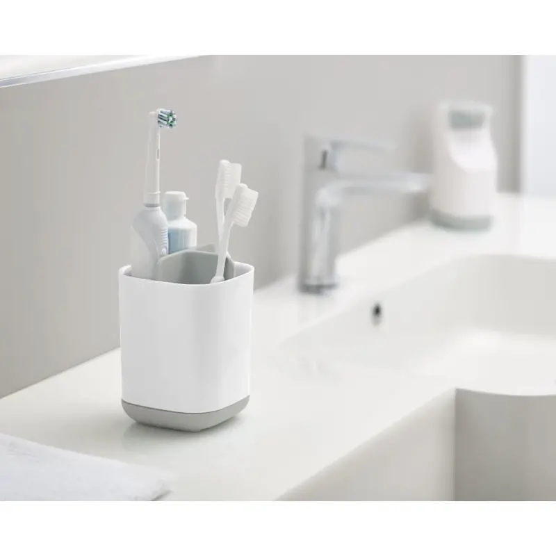 Joseph Joseph Easy-Store Compact Toothbrush Holder – Grey 1