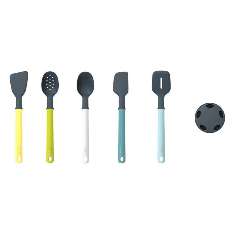Joseph Joseph Elevate Silicone Kitchen Utensil Set – 5-Piece, Hygienic & Ergonomic 2