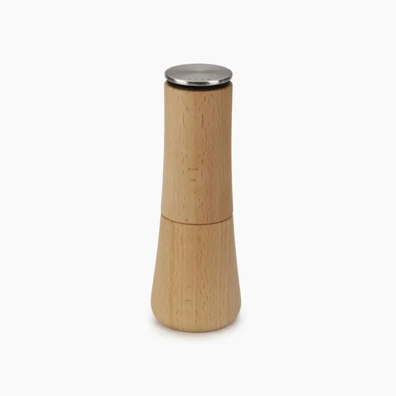 Joseph Joseph Milltop Pepper Grinder – Natural Wood Handle & Precision Stainless Steel Mill 1
