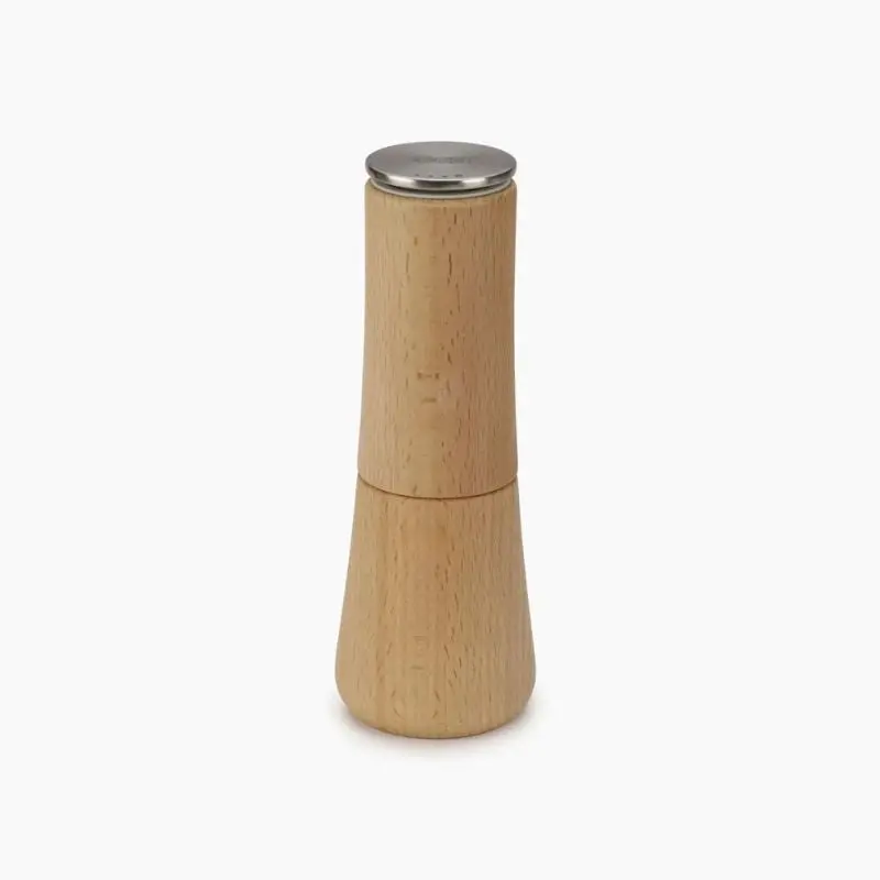 Joseph Joseph Milltop Salt Grinder – Solid Wood Body With Adjustable Ceramic Mechanism 1