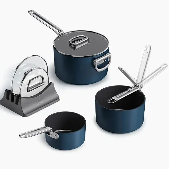 Joseph Joseph Space Non-Stick Saucepan Set With Lids 1