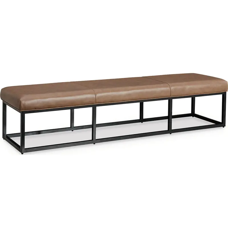 Joston Padded Accent Bench – Tufted Fabric Seat With Wooden Legs 1