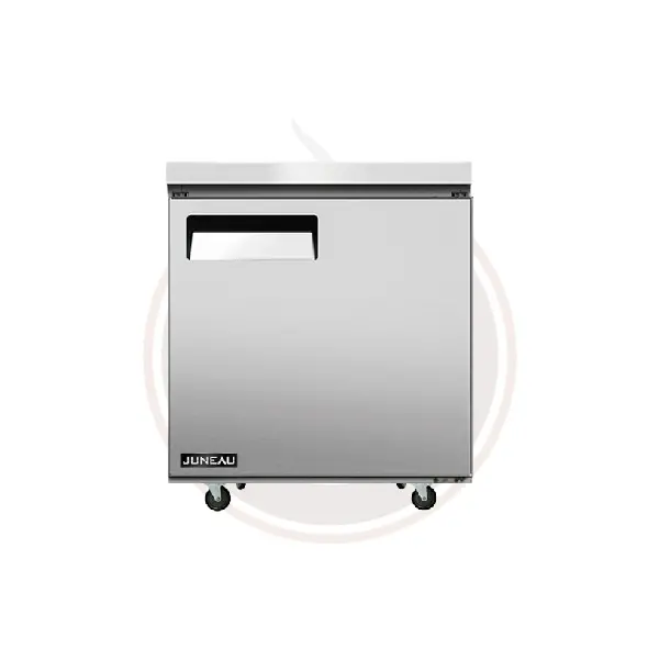 Juneau 27-Inch Single-Door Stainless Steel Undercounter Freezer – 3.4 Cu. Ft. (95 L), 115V 1