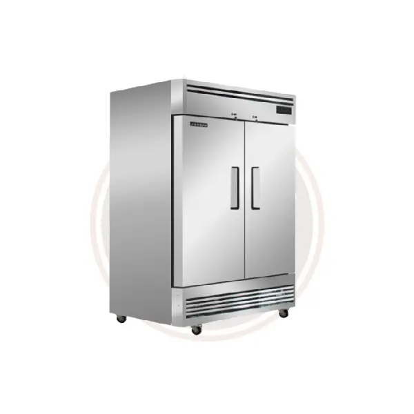 Juneau 54-Inch Two-Door Stainless Steel Reach-In Freezer – 39 Cu. Ft. Capacity, 115V, 630W 1