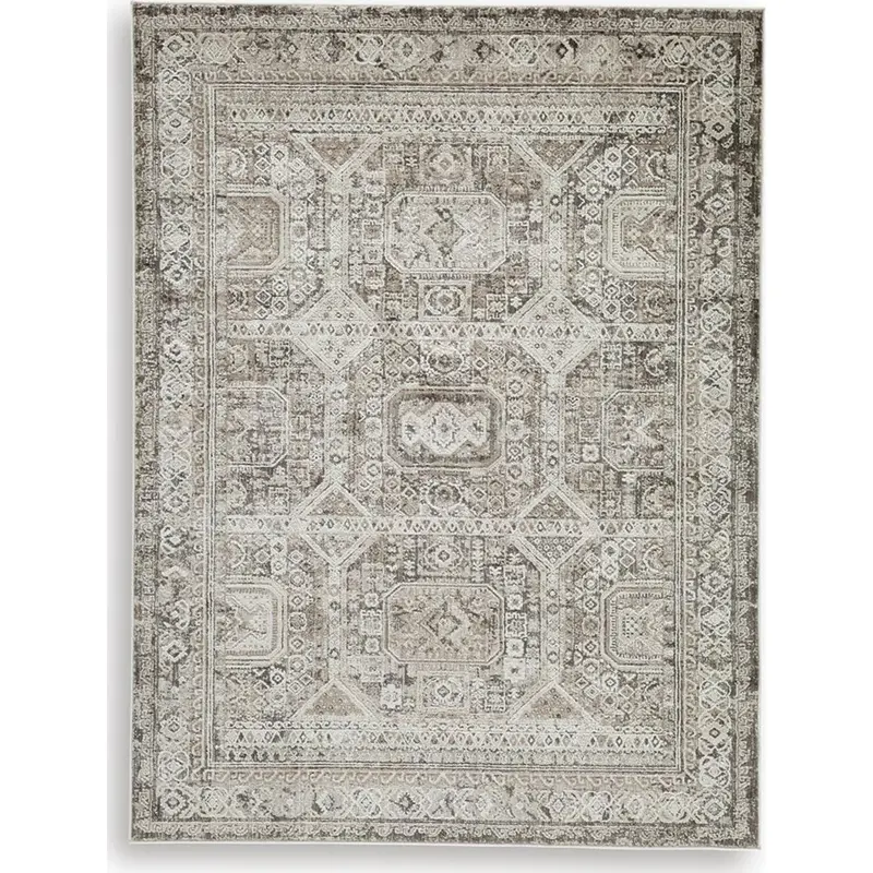 Junley Abstract Area Rug – Low-Pile Polyester With Modern Gradient Pattern 1
