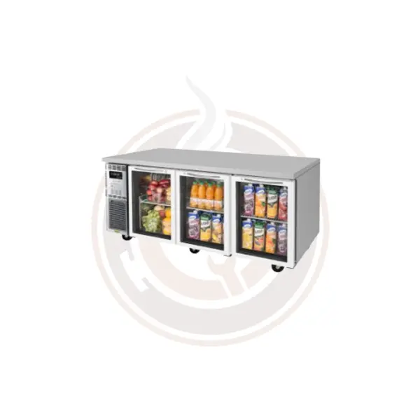 Jur-72-G-N 72-Inch Glass-Front Undercounter Refrigerator For Prep Areas 1
