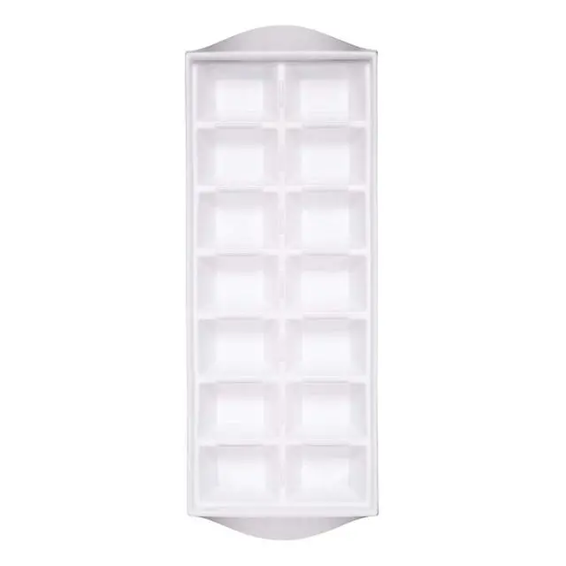 Kc Flexible Silicone Ice Cube Tray – White, Non-Stick Design 1