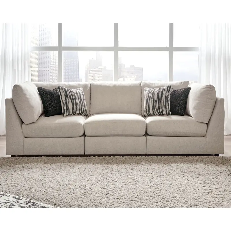 Kellway 3-Section Modular Sectional Sofa – Configurable L-Shaped Couch 2