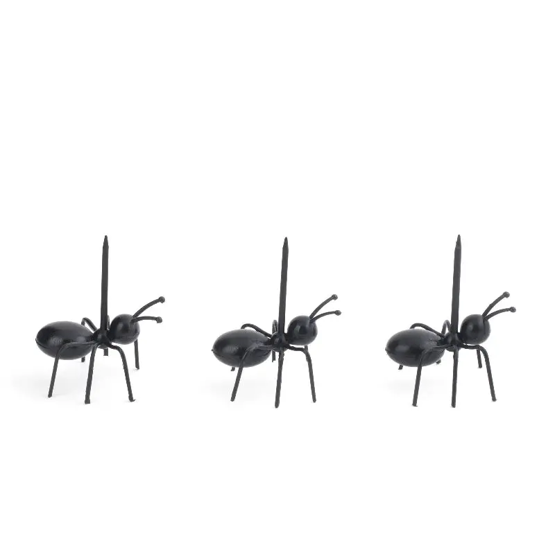 Kikkerland Ant-Shaped Party Picks – Set Of 20 Food Skewers For Entertaining 1