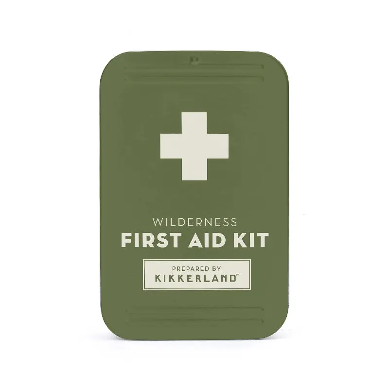 Kikkerland Compact Wilderness First Aid Kit – Portable Outdoor Emergency Supply 1