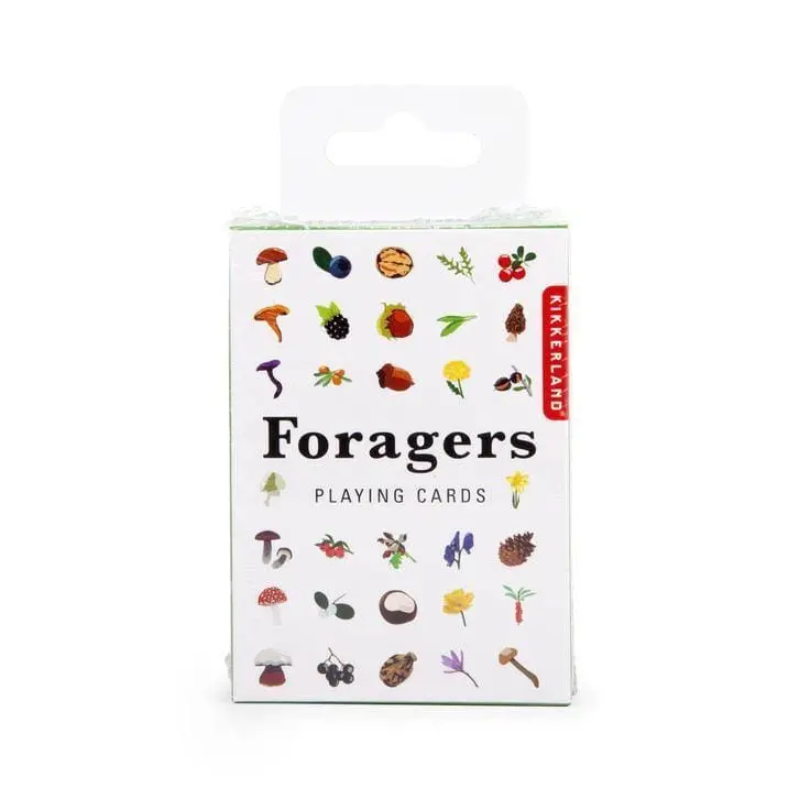 Kikkerland Forager-Themed Playing Card Deck 1