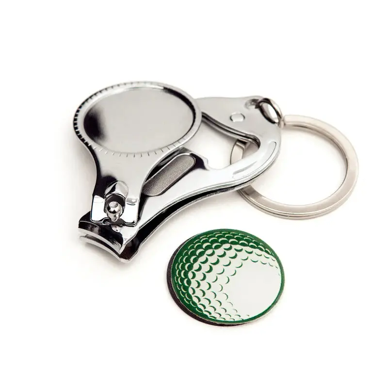Kikkerland Golf-Themed Bottle Opener – Compact Multi-Tool With Ball Marker Feature 1