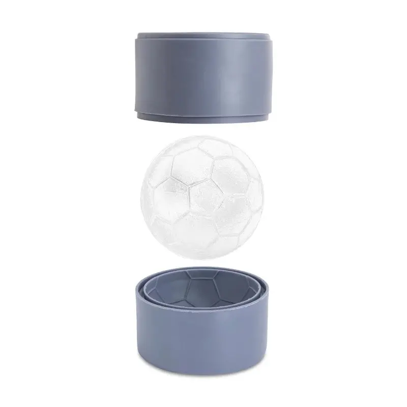 Kikkerland Soccer Ball Ice Mold – Dual-Pack 1