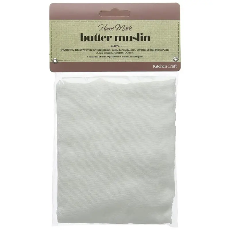 Kitchen Craft Butter Muslin Cloth – Fine-Weave Cheesecloth Substitute 1