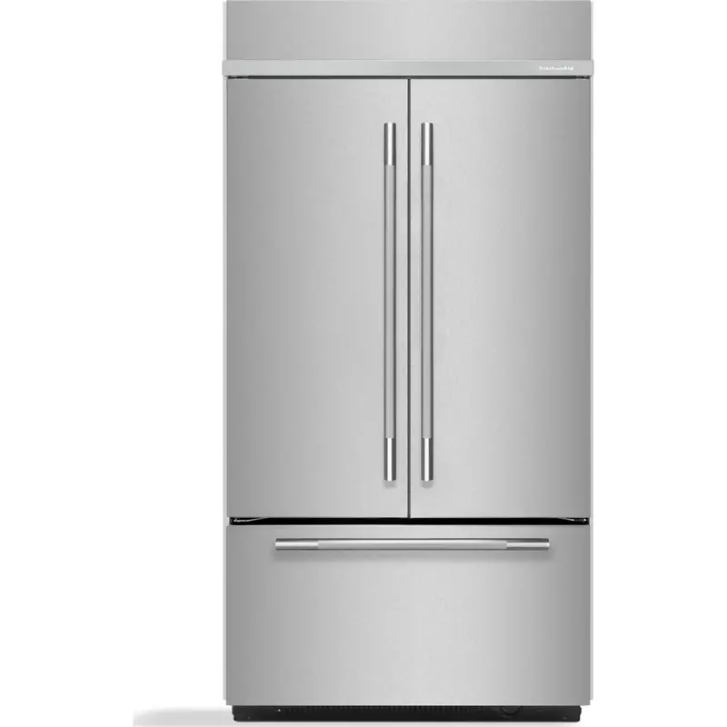 Kitchenaid 24.2 Cu. Ft. French Door Refrigerator – Built-In Style, Stainless Steel With Printshield™ Finish 1