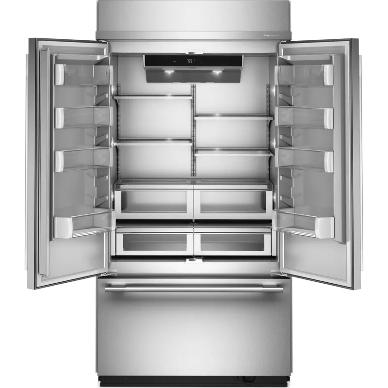 Kitchenaid 24.2 Cu. Ft. French Door Refrigerator – Built-In Style, Stainless Steel With Printshield™ Finish 2