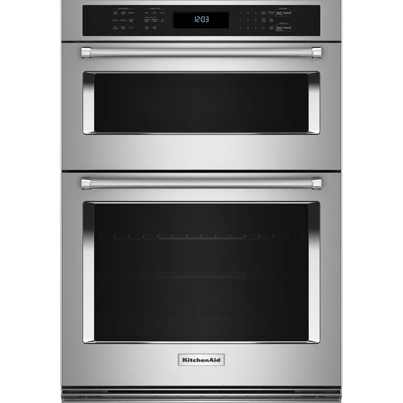 Kitchenaid 30-Inch Built-In Microwave Wall Oven Combo With Air Fry – Printshield Stainless Steel (Koec530Pps) 1
