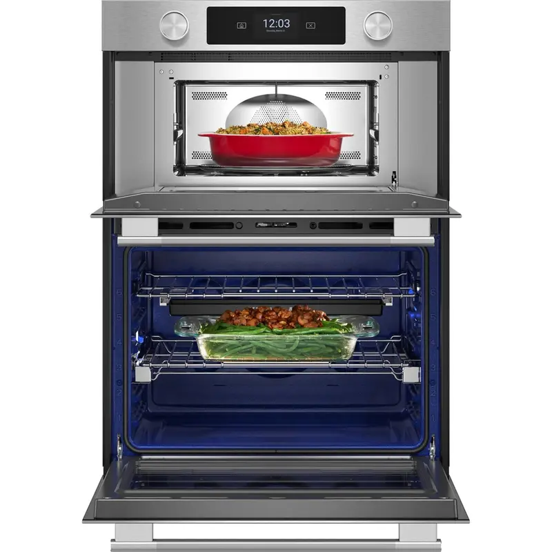 Kitchenaid 30-Inch Combination Microwave And Wall Oven Koec930Sps With Printshield Stainless Steel 2