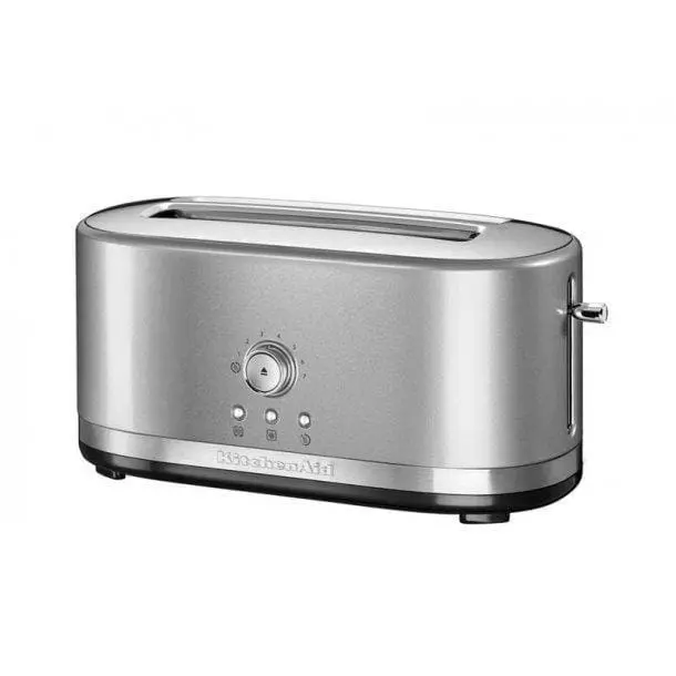 Kitchenaid 4-Slice Long-Slot Toaster With Manual Controls – Contour Silver 1