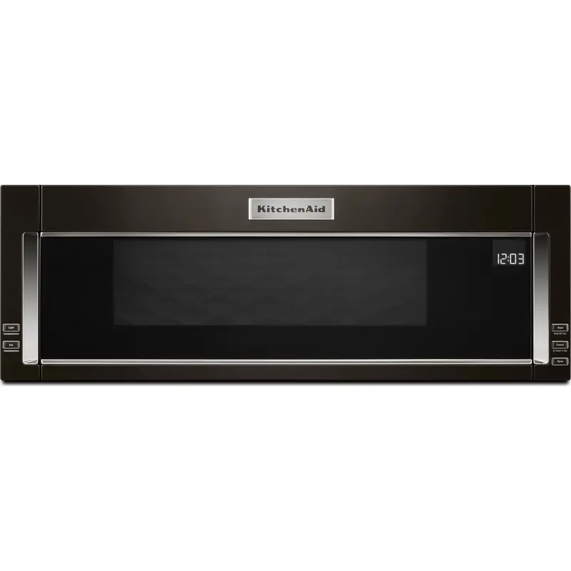 Kitchenaid 900-Watt Low-Profile Microwave Hood Combo – Black Stainless Steel (Ykmls311Hbs) 1